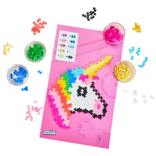 Plus-Plus Puzzle by Number - Unicorn 250 pcs